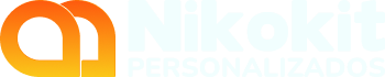 Logotipo da Nikokit Personalizados, empresa especializada em capas de chuva promocionais e brindes personalizados para empresas